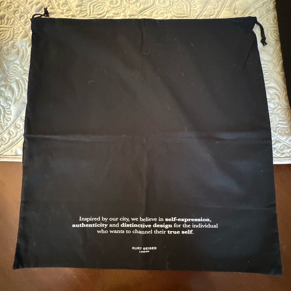 Kurt Geiger leather drawstring Kensington Bag - Picture 14 of 15